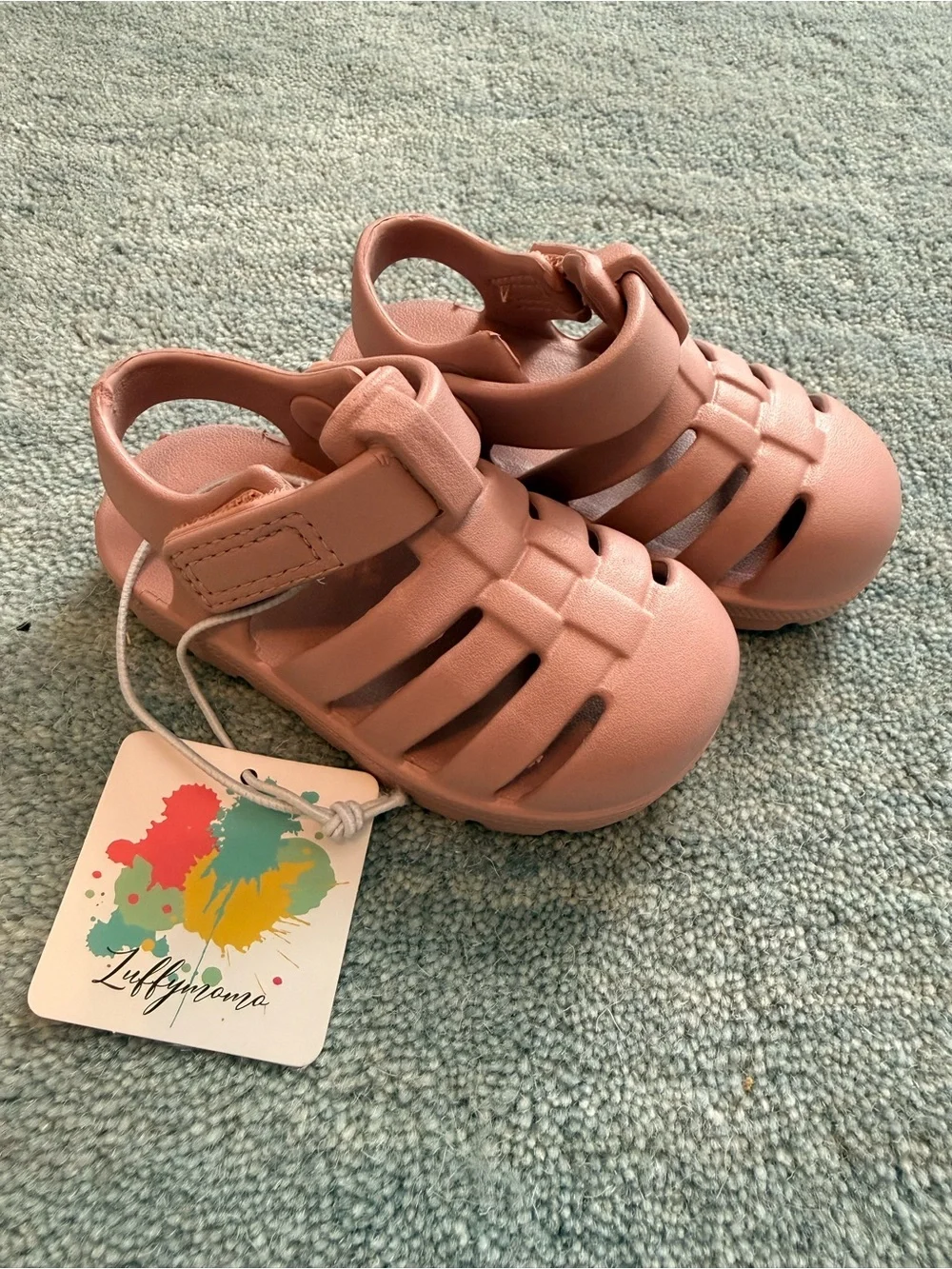 NWT Children's Pink Jelly Fisherman Sandals
